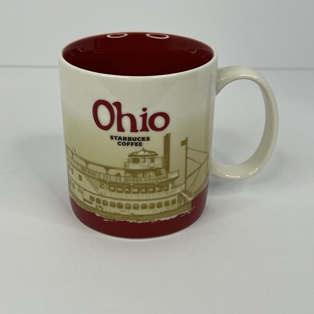 Starbucks Ohio Global Icon City Collection Mug 16 Oz 2011